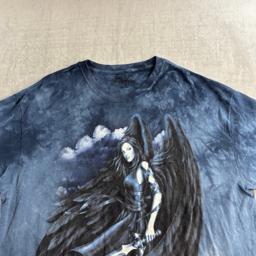 The Mountain Angel Graphic T Shirt Tie Dye Fantasy Print Men's 2XL - Picture 4 of 11